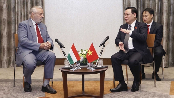 NA Chairman receives Hungary-Vietnam Friendship Association's leaders