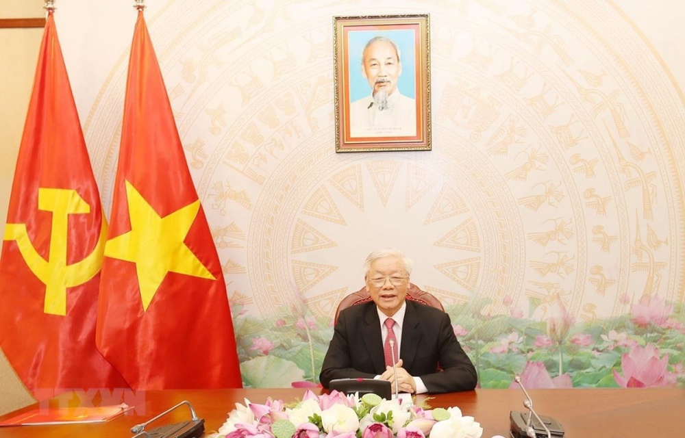 top leaders of vietnam china agree to step up result oriented cooperation