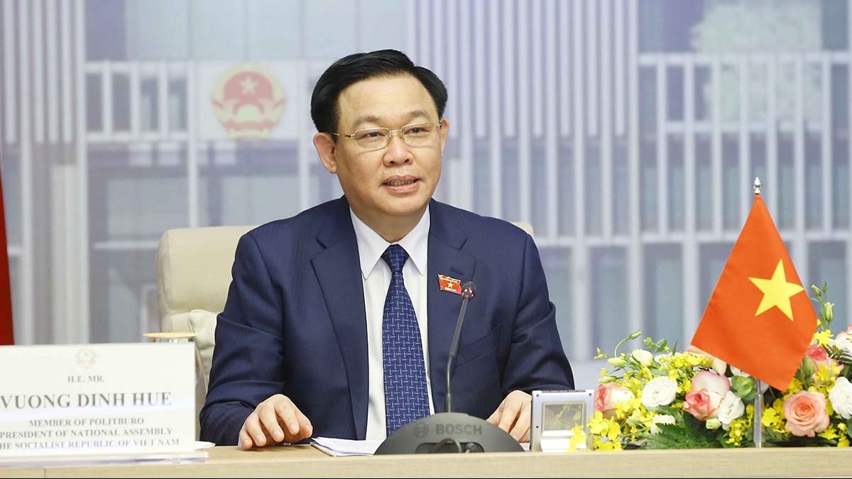Chủ tịch Quốc hội Việt Nam-Singapore hội đàm trực tuyến