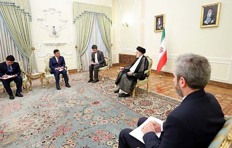 Đại sứ Lương Quốc Huy trình Thư ủy nhiệm lên Tổng thống Iran Ebrahim Raisi