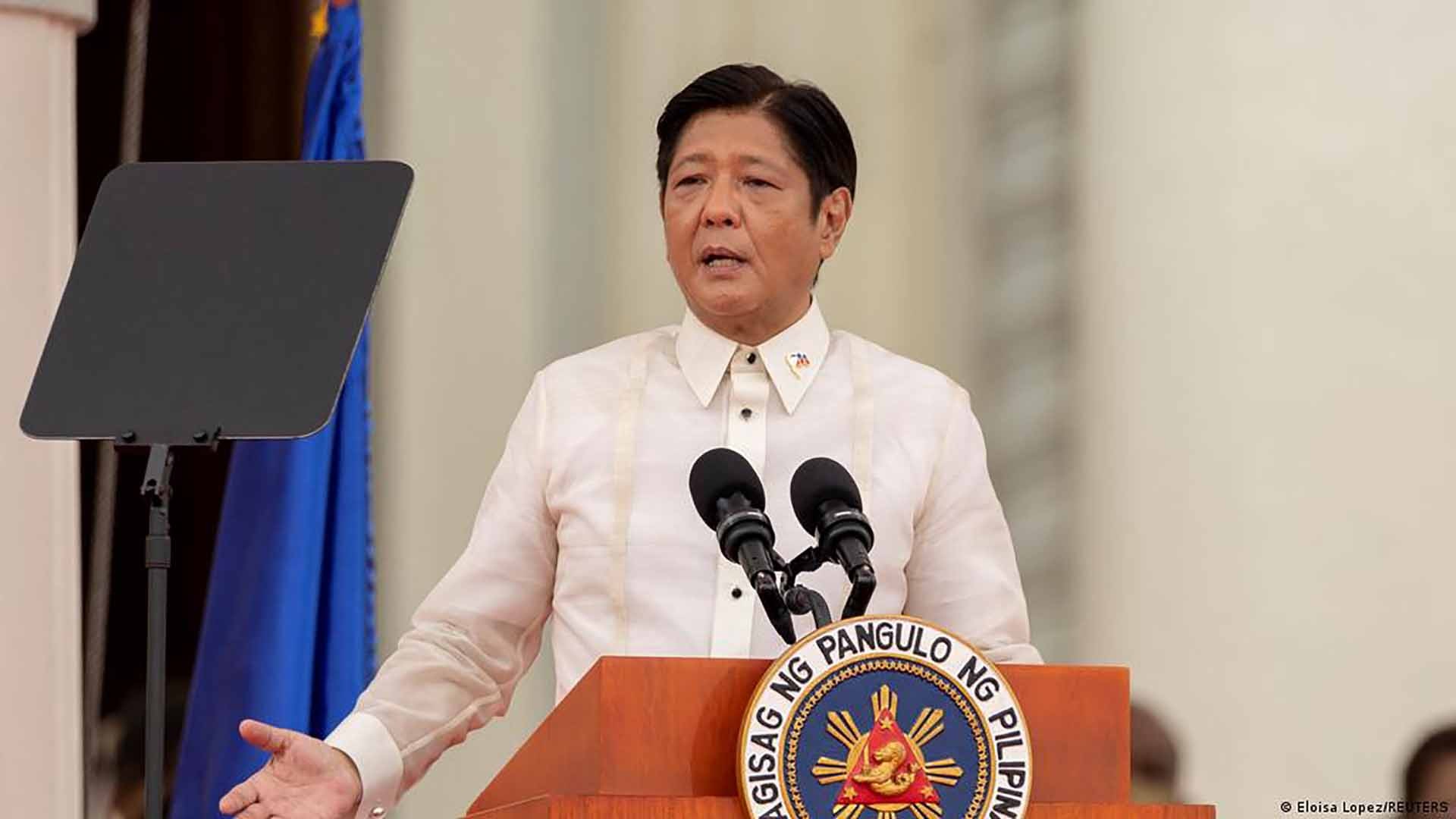 Tân Tổng thống Philippines Ferdinand “Bongbong” Marcos Jr. tại lễ nhậm chức ngày 30/6. (Nguồn: Reuters)