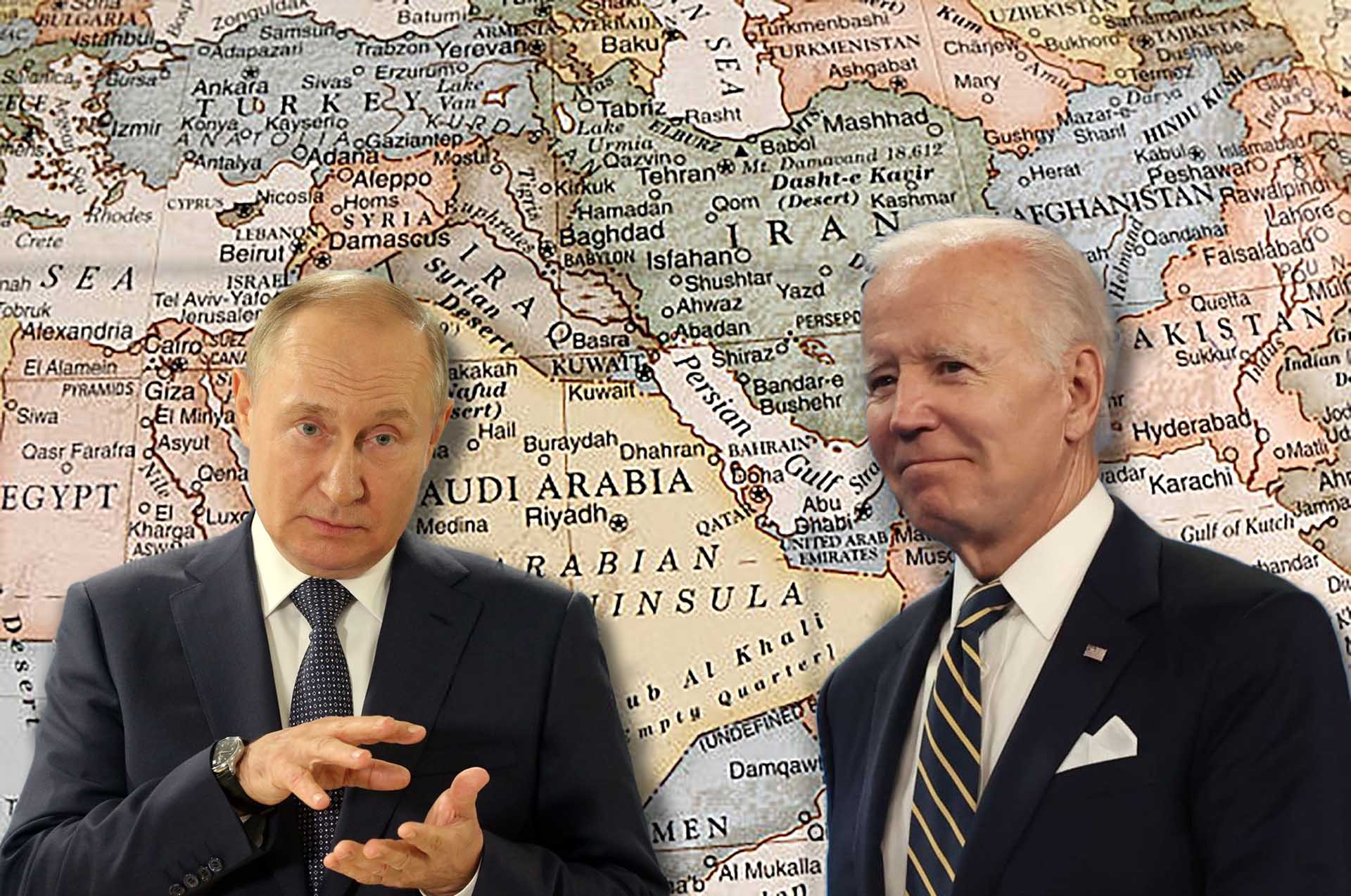 Trung Đông bỗng nổi lên thành điểm quan tâm đặc biệt của dư luận với chuyến thăm của Tổng thống Mỹ Biden và Tổng thống Nga Putin.