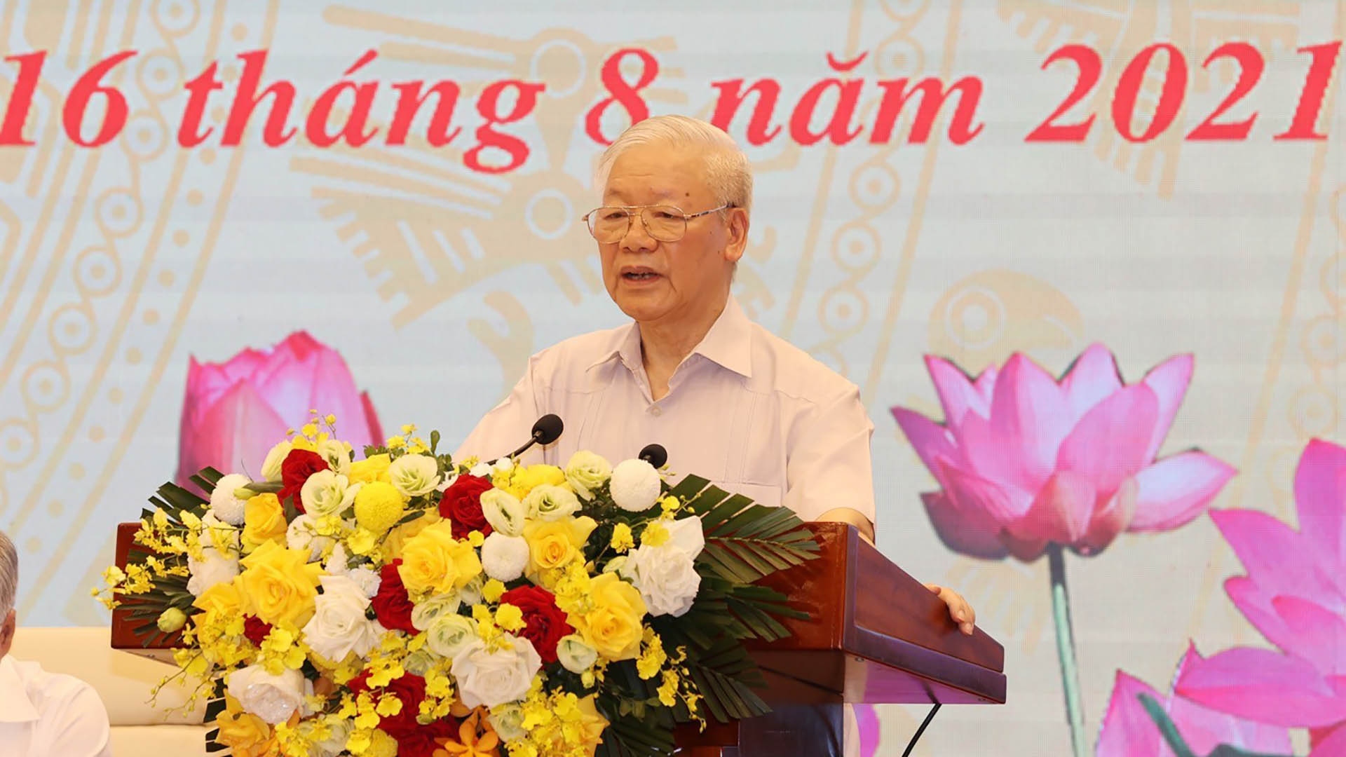 Tổng Bí thư Nguyễn Phú Trọng phát biểu chỉ đạo Hội nghị. (Nguồn: TTXVN)