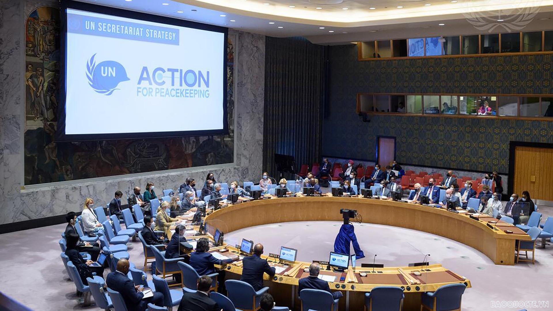 Hội đồng Bảo an Liên hợp quốc đã tổ chức thảo luận mở về “Bảo vệ nhân viên gìn giữ hòa bình: Công nghệ và gìn giữ hòa bình” 
