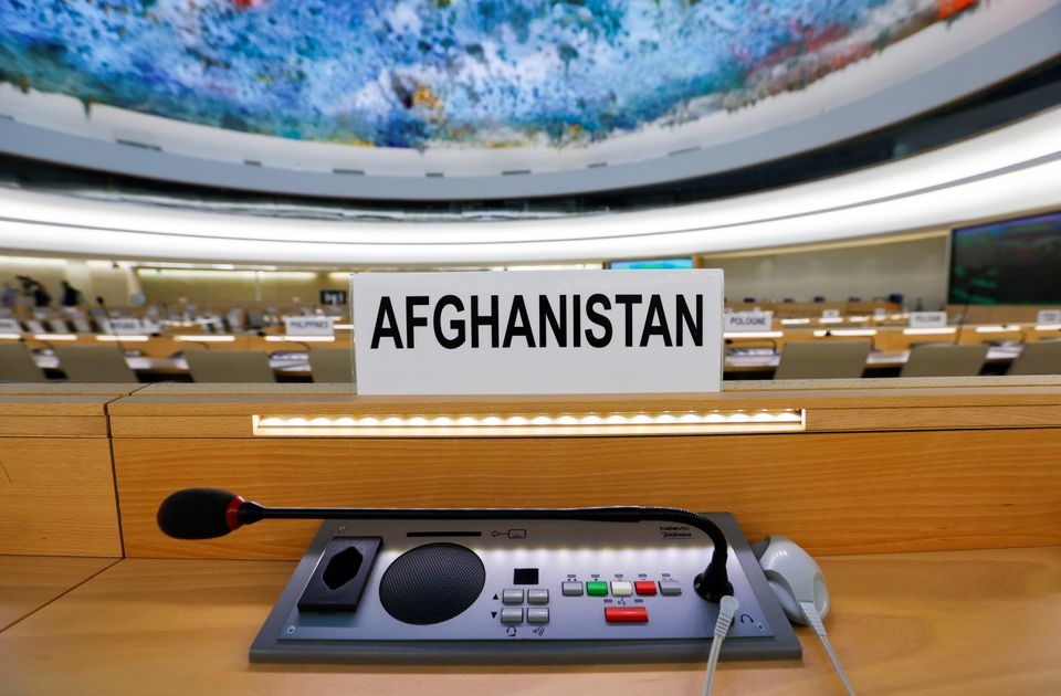 Phiên họp đặc biệt lần thứ 31 của Hội đồng Nhân quyền LHQ về các quan ngại nhân quyền nghiêm trọng và tình hình tại Afghanistan. (Nguồn: Reuters)