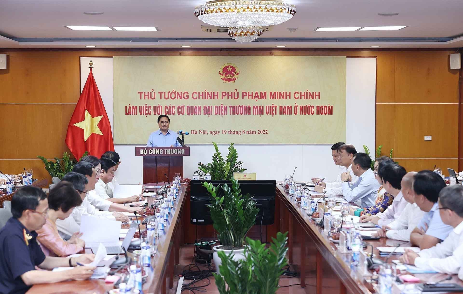 Thủ tướng Phạm Minh Chính phát biểu tại Hội nghị. (Nguồn: TTXVN)