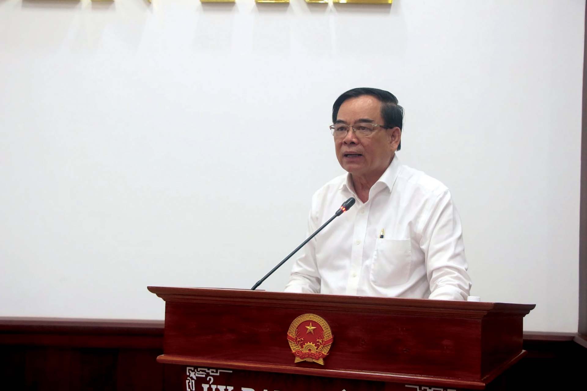 Ông Trần Ngọc Tam, Phó Bí thư Tỉnh uỷ, Chủ tịch UBND tỉnh Bến Tre.