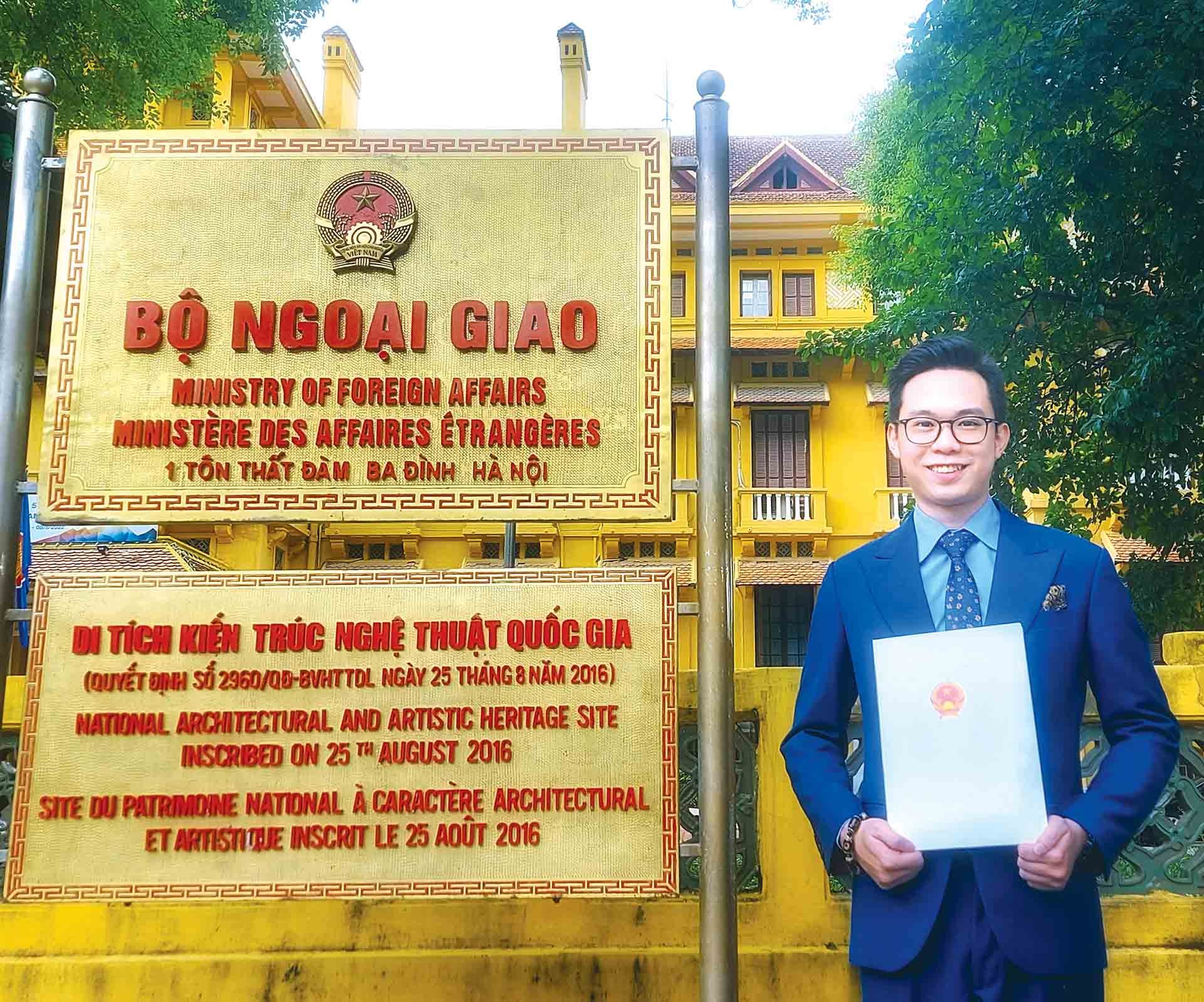 Chuyên ngành Quan hệ Quốc tế Nguyễn Tô Tâm An.