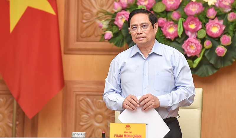 Thủ tướng Phạm Minh Chính tiếp Đại biện Đại sứ quán Hoa Kỳ Christopher Klein và một số doanh nghiệp, nhà đầu tư lớn có chuỗi cung ứng toàn cầu tại Việt Nam. 