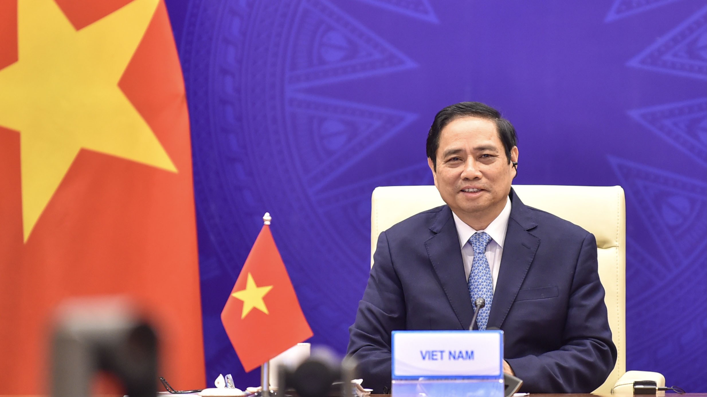 Thủ tướng Phạm Minh Chính phát biểu tại Hội nghị GMS lần thứ 7.