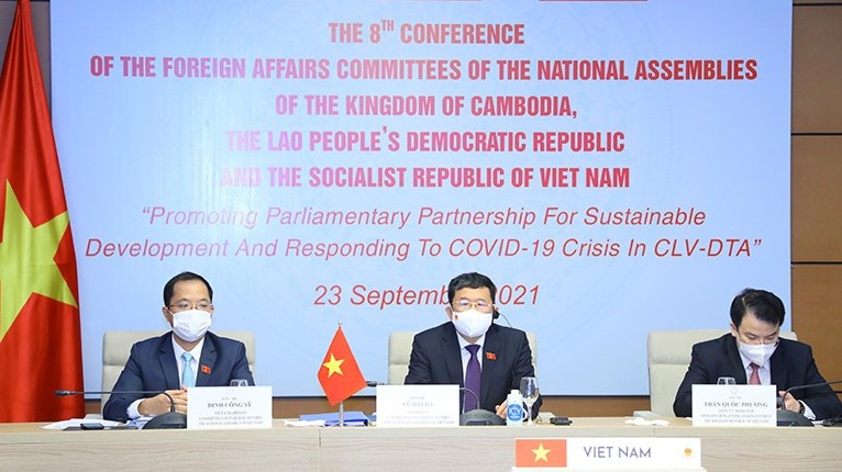 Hội nghị lần thứ 8 của Ủy ban Đối ngoại Quốc hội ba nước Campuchia-Lào-Việt Nam về Khu vực Tam giác phát triển