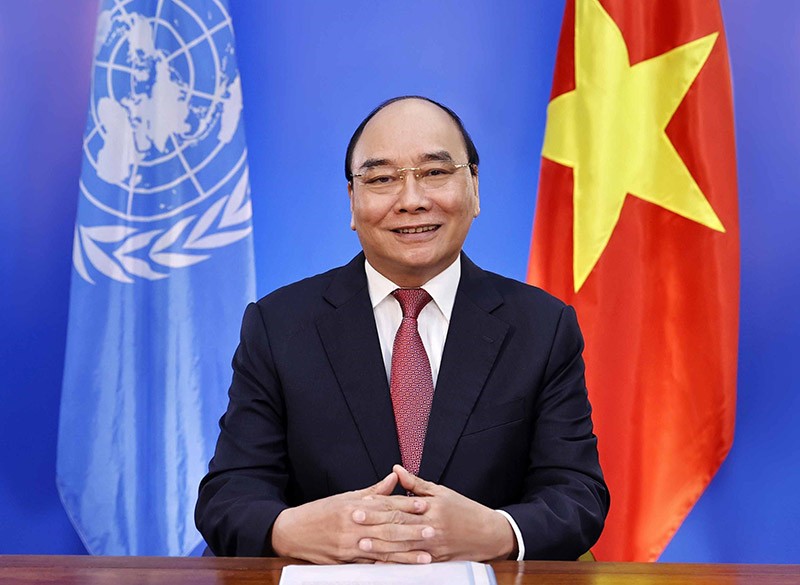 Chủ tịch nước Nguyễn Xuân Phúc dự Hội nghị Thượng đỉnh của LHQ về Hệ thống lương thực. (Nguồn: TTXVN)