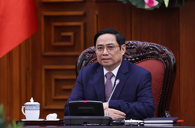 Thủ tướng Phạm Minh Chính tiếp Đại sứ Anh tại Việt Nam Gareth Ward
