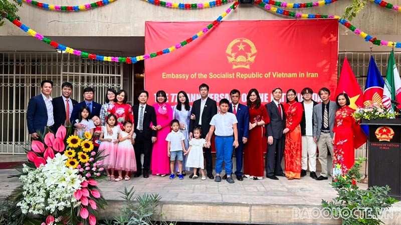 Đại sứ quán Việt Nam tại Iran tổ chức Lễ kỷ niệm 77 năm Quốc khánh 2/9
