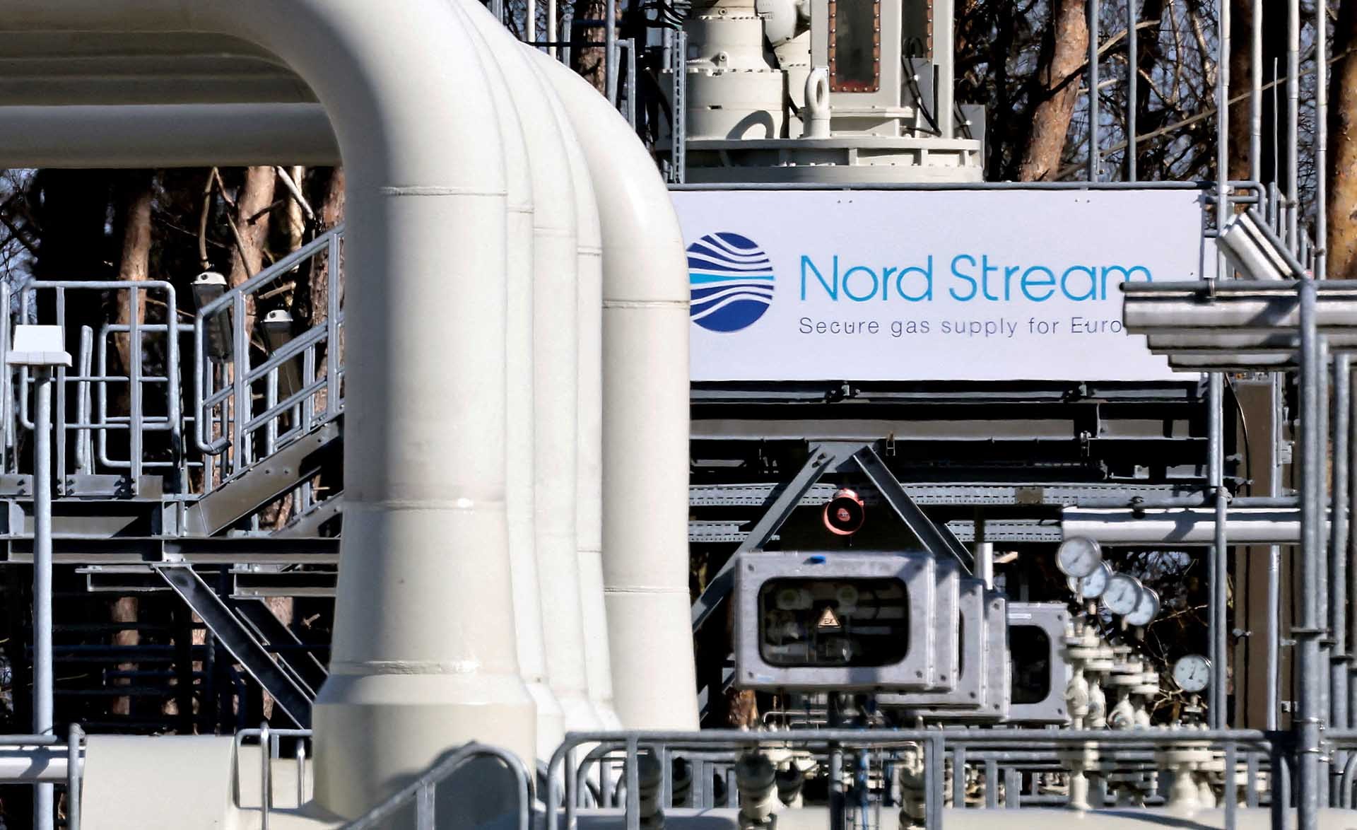Hệ thống đường ống dẫn khí đốt Dòng chảy Phương Bắc 1 tại Đức. (Nguồn: Reuters)