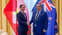 Bộ trưởng Ngoại giao Bùi Thanh Sơn chào xã giao Chủ tịch Quốc hội New Zealand