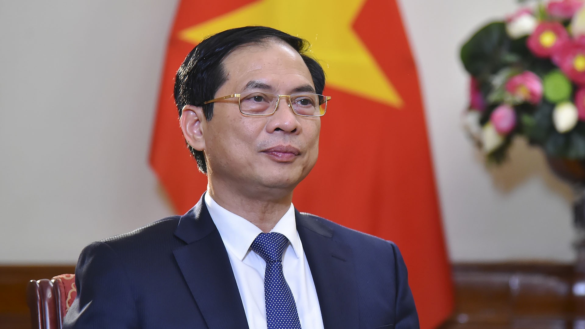 Ủy viên Trung ương Đảng, Bộ trưởng Bộ Ngoại giao Bùi Thanh Sơn. (Ảnh: Tuấn Anh)