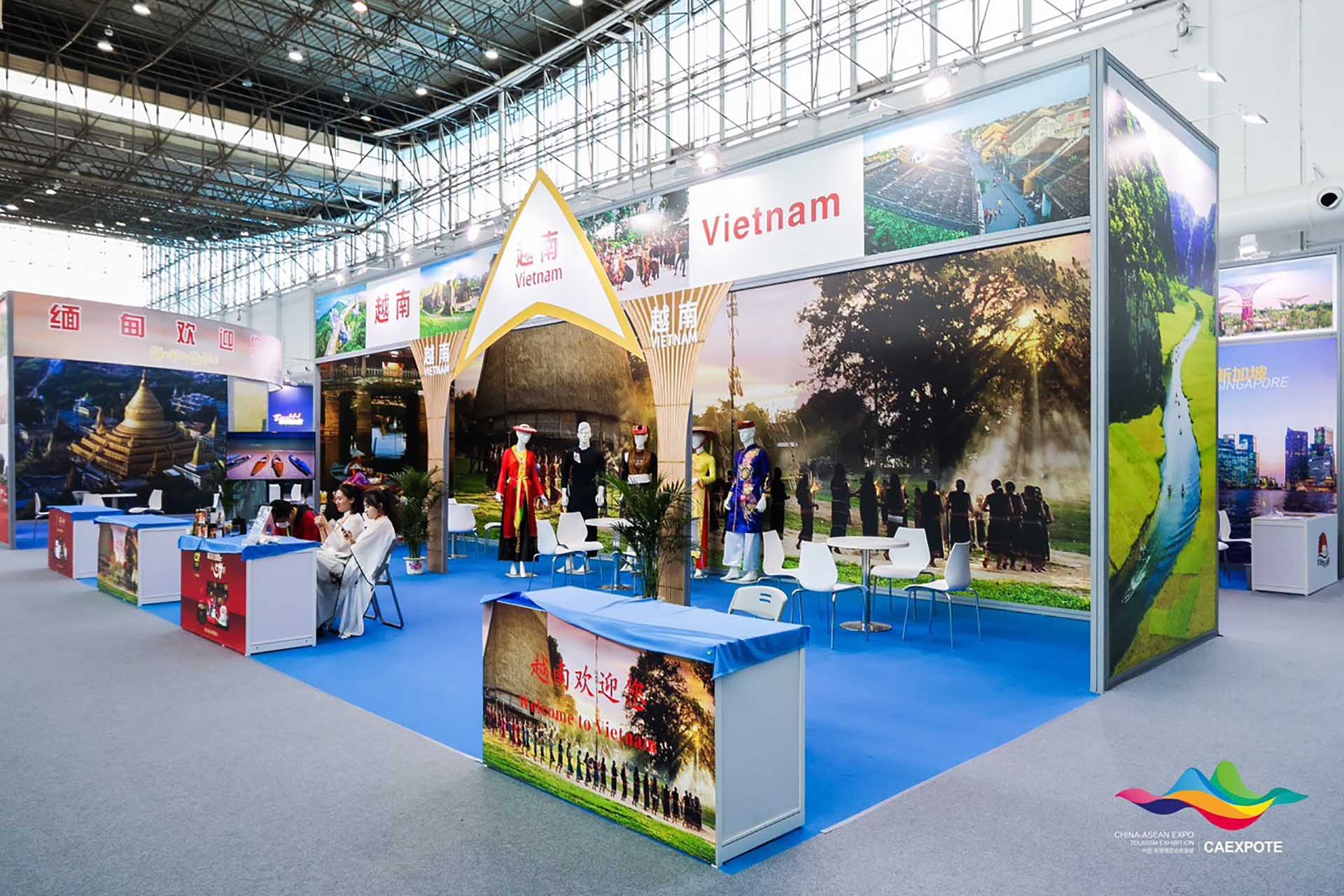 Gian hàng Việt Nam được quan tâm rộng rãi tại Hội chợ Du lịch Trung Quốc ASEAN 2022