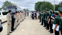 Bộ đội Biên phòng An Giang tiếp nhận 44 công dân từ Campuchia