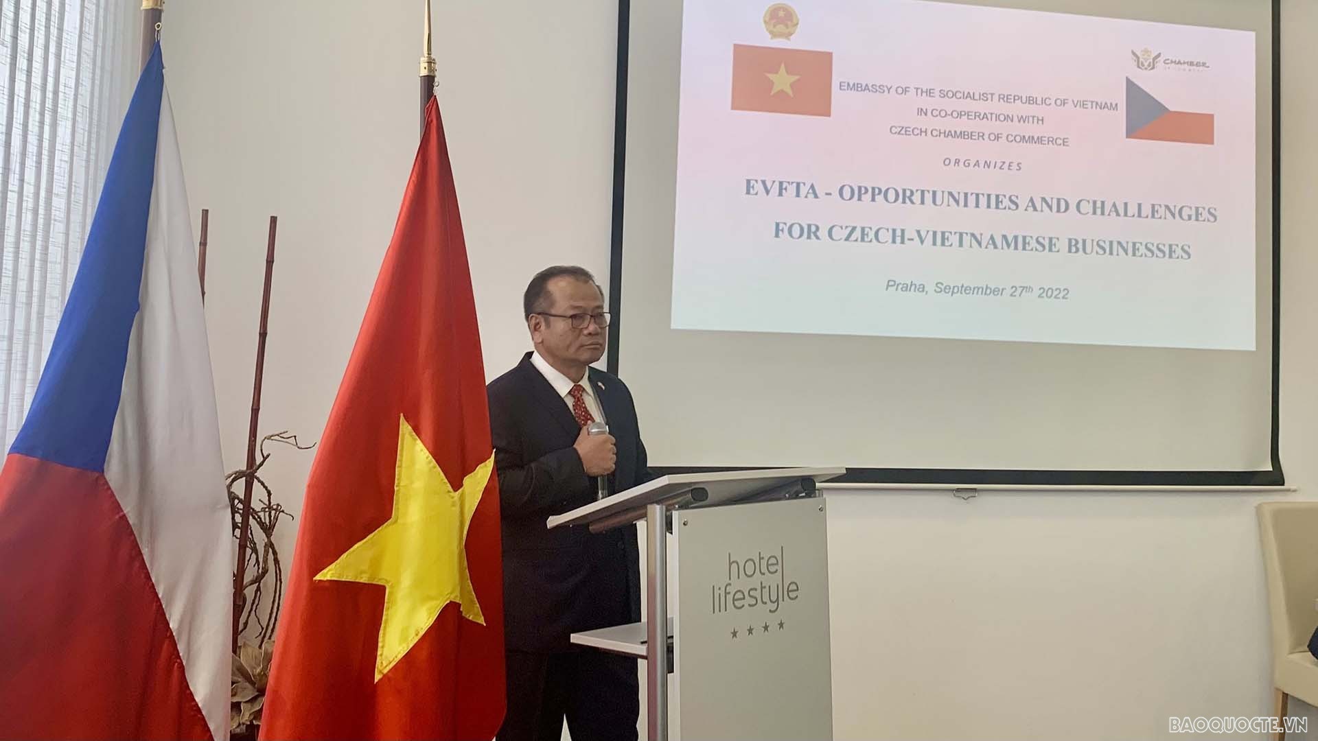 Tọa đàm doanh nghiệp Việt-Czech: Hiệp định EVFTA cơ hội và thách thức đối với doanh nghiệp hai nước