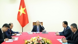 Thủ tướng Nguyễn Xuân Phúc điện đàm với Thủ tướng Nhật Bản Suga Yoshihide