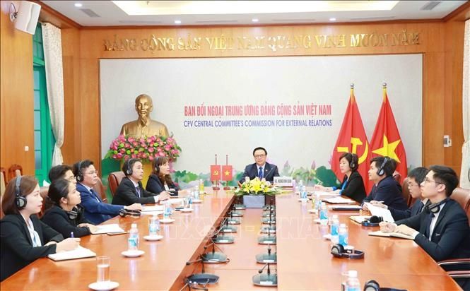 Đoàn Đảng Cộng sản Việt Nam tham dự diễn đàn trực tuyến liên đảng quốc tế SCO+