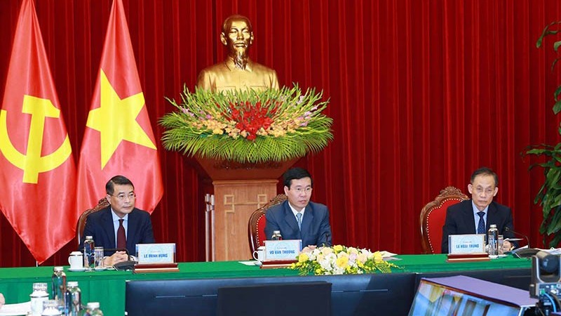 Việt Nam-Lào tăng cường trao đổi thông tin, chia sẻ kinh nghiệm về công tác xây dựng Đảng
