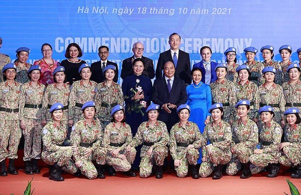 President Nguyen Xuan Phuc commends contributors to UN peacekeeping mission