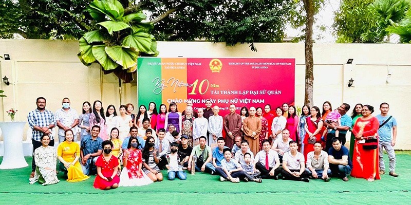 Kỷ niệm 10 năm tái thành lập Đại sứ quán và chào mừng ngày Phụ nữ Việt Nam tại Sri Lanka