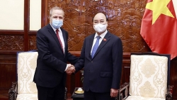 Chủ tịch nước Nguyễn Xuân Phúc tiếp Đại sứ Algeria tại Việt Nam