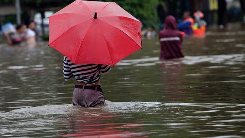 Biến đổi khí hậu là nguyên nhân dẫn đến mưa lớn gây lũ lụt tại nhiều thành phố trên thế giới. (Nguồn: Getty Images)