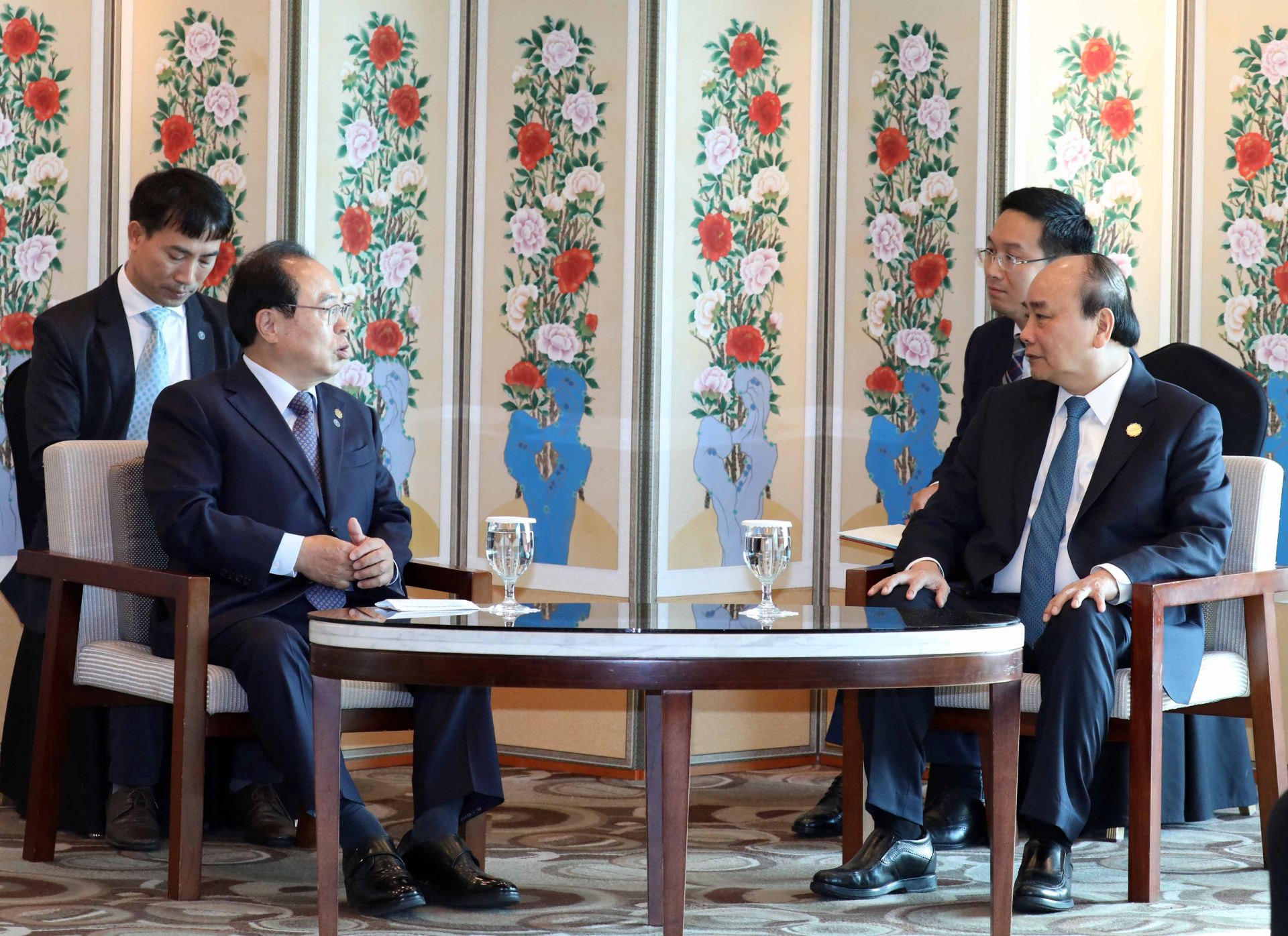 Thủ tướng Nguyễn Xuân Phúc tiếp Thị trưởng Thành phố Busan