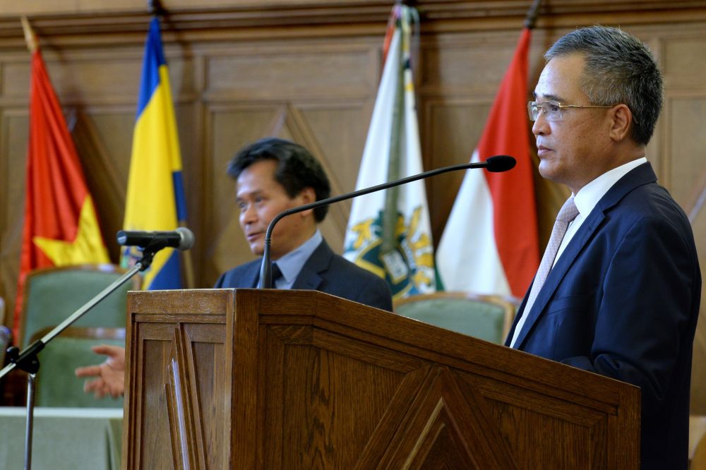Kỷ niệm 70 năm thiết lập quan hệ ngoại giao Việt Nam-Hungary tại thành phố Debrecen, Hungary