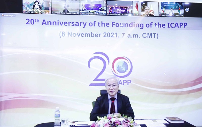 Việt Nam dự Lễ kỷ niệm 20 năm thành lập Hội nghị quốc tế các chính đảng châu Á