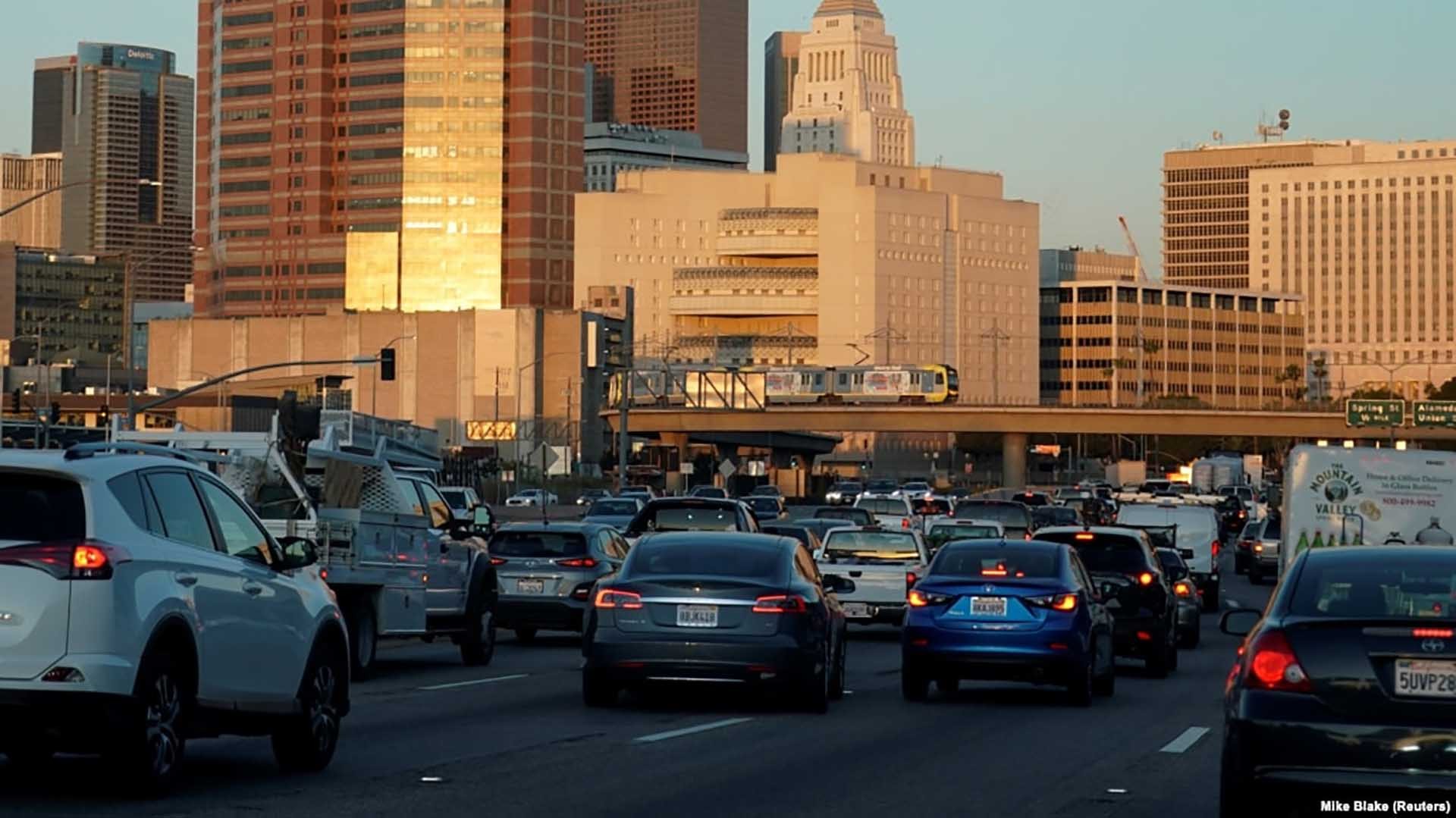 Đường cao tốc tại thành phố Los Angeles, Mỹ. (Nguồn: Reuters)