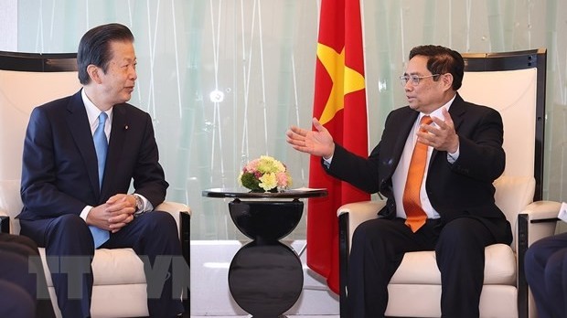 Thủ tướng Chính phủ Phạm Minh Chính tiếp Chủ tịch đảng Công Minh Nhật Bản