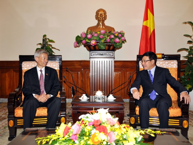 Phó Thủ tướng, Bộ trưởng Ngoại giao Phạm Bình Minh tiếp Đại sứ Thái Lan