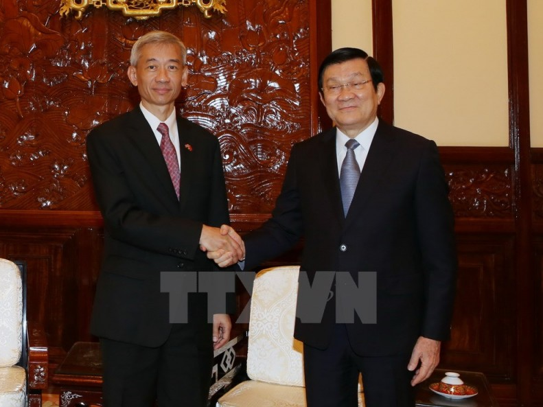 Chủ tịch nước Trương Tấn Sang tiếp Đại sứ Thái Lan