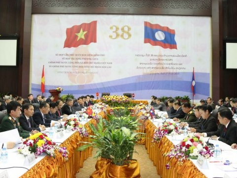 Kỳ họp lần thứ 38 Ủy ban Liên chính phủ Việt Nam-Lào