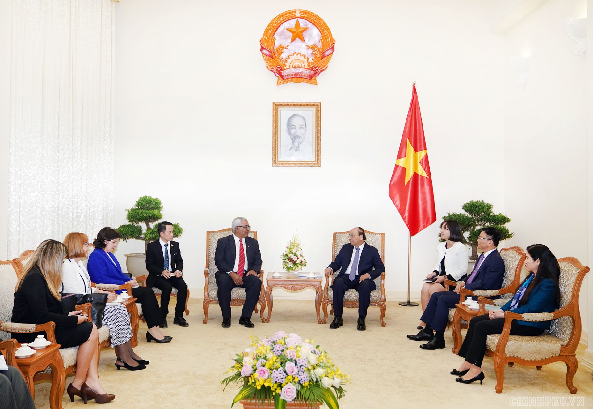 Thủ tướng Nguyễn Xuân Phúc tiếp Bộ trưởng Tư pháp Cuba