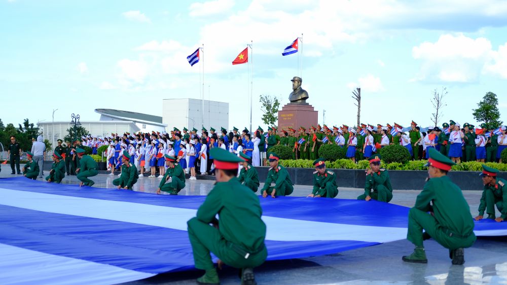 Một cảnh ghi hình trong phim.