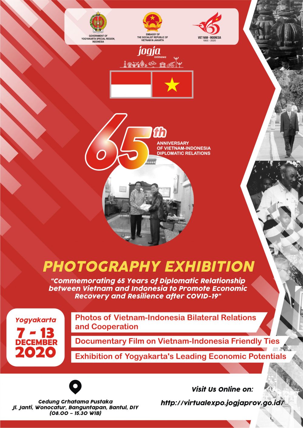 Triển lãm ảnh nhân dịp kỷ niệm 65 năm quan hệ Việt Nam-Indonesia