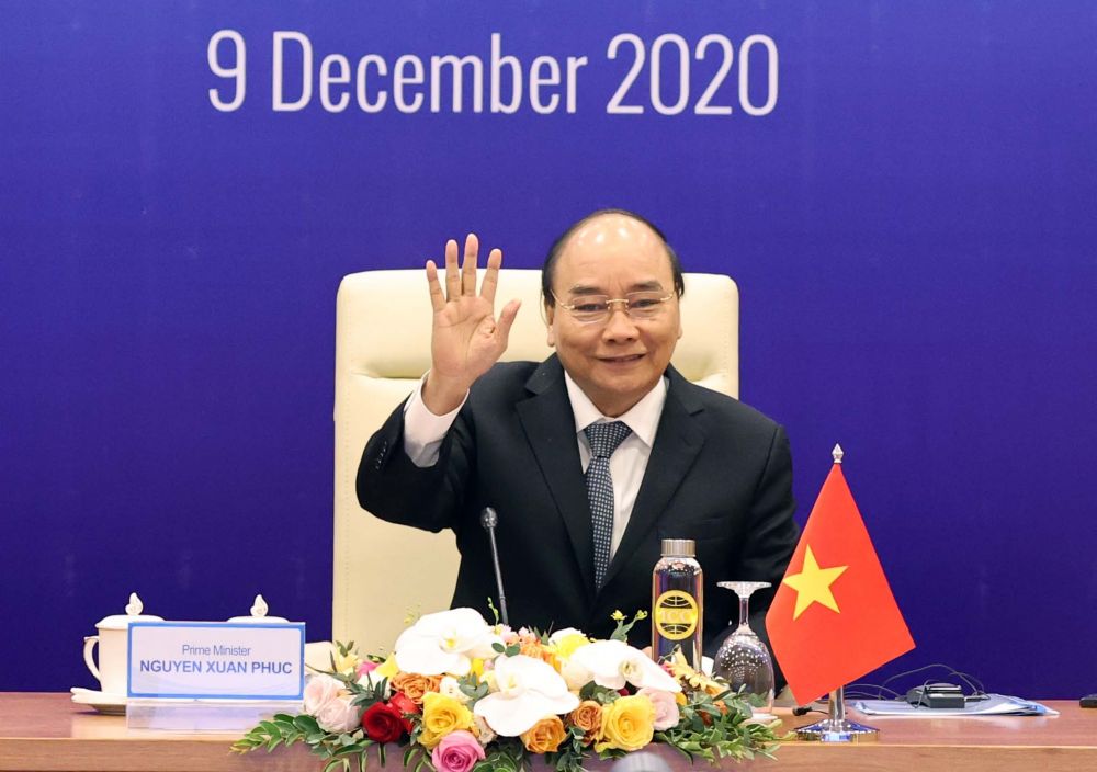 Thủ tướng Chính phủ Nguyễn Xuân Phúc đã tham dự Hội nghị Cấp cao Hợp tác Campuchia – Lào - Myanmar - Việt Nam (CLMV) lần thứ 10 theo hình thức trực tuyến.