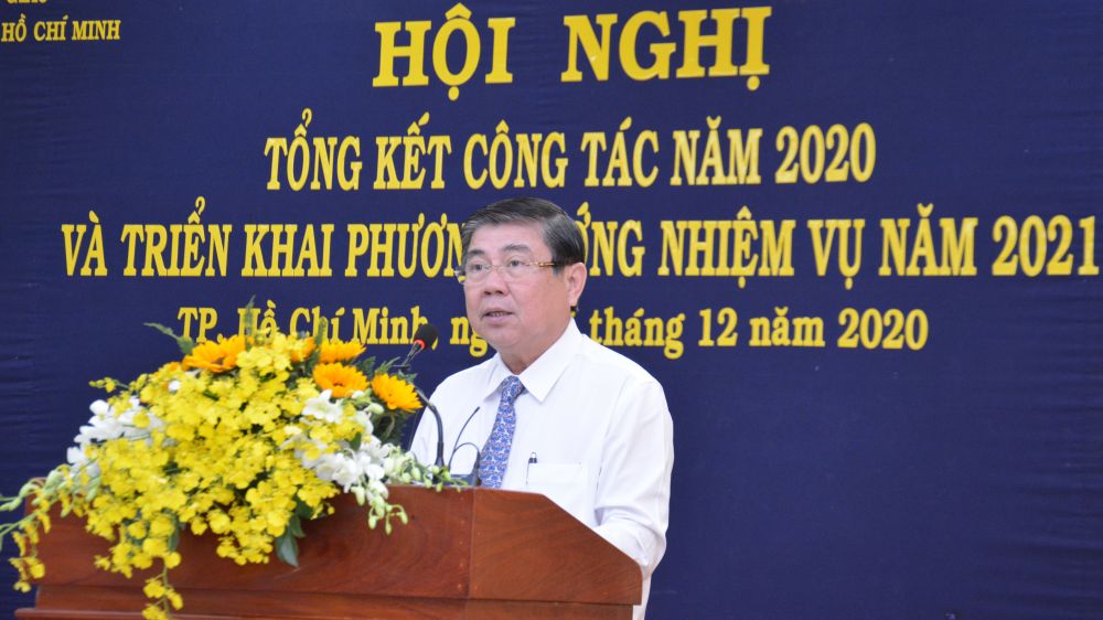 đồng chí Nguyễn Thành Phong, Ủy viên Trung ương Đảng, Chủ tịch UBND Thành phố