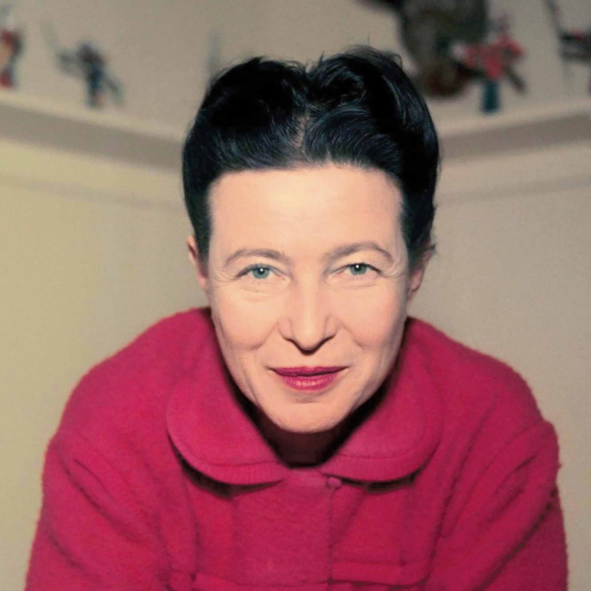 Nhà văn và nhà triết học Beauvoir Simone de.