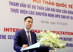 Thứ trưởng Ngoại giao Đặng Hoàng Giang: Việt Nam cam kết nỗ lực bảo vệ những giá trị phổ quát về quyền con người