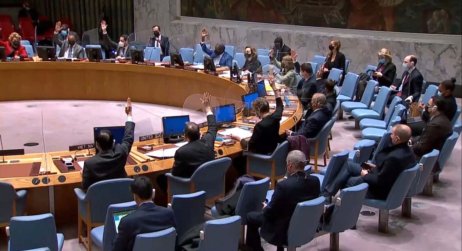 Hội đồng Bảo an họp định kỳ về tình hình Trung Đông, bao gồm vấn đề Palestine và thông qua một số nghị quyết