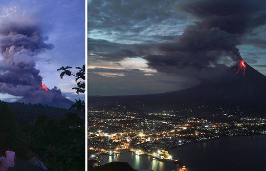 Philippines: Hàng chục nghìn người phải sơ tán vì núi lửa Mayon phun trào