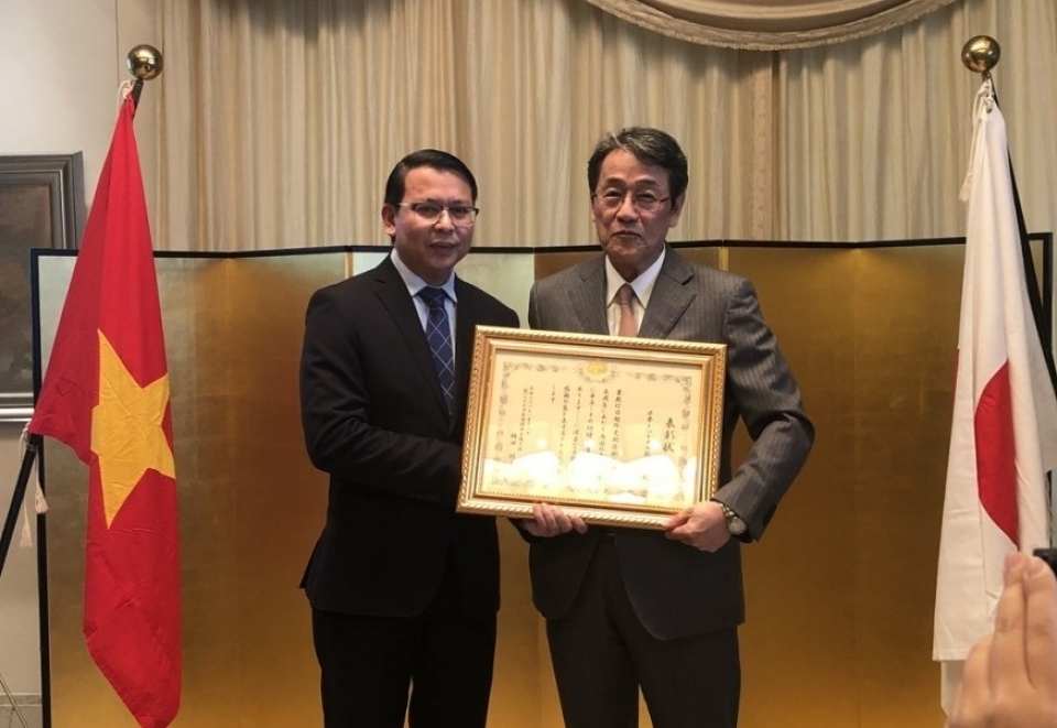 Báo Thế giới & Việt Nam được trao Bằng khen của Đại sứ quán Nhật Bản tại Việt Nam