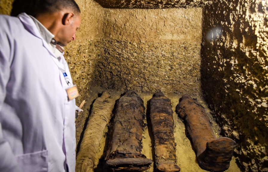 Ai Cập: Phát hiện khu mộ cổ lớn chứa 12 xác ướp trẻ em